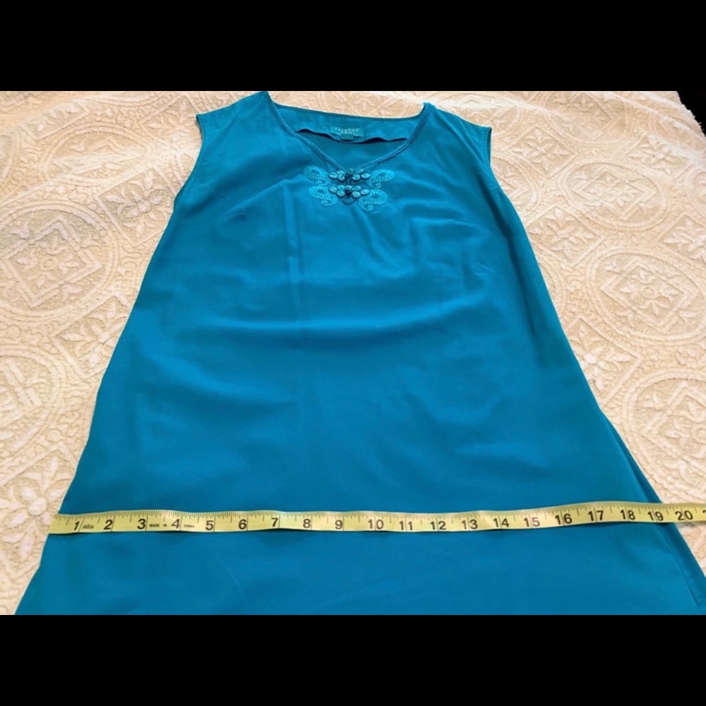 Calypso St Barth For Target Teal Shift Dress - 8 - image 5
